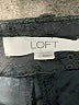Ann Taylor LOFT 100% Cotton Chevron-herringbone Black Shorts Size 4 - photo 3