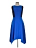 DKNY Color Block Blue Cocktail Dress Size 10 - photo 1