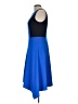 DKNY Color Block Blue Cocktail Dress Size 10 - photo 5
