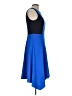 DKNY Color Block Blue Cocktail Dress Size 10 - photo 4
