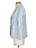 Ann Taylor LOFT Stripes Blue Blazer Size 2 Petite - photo 5