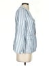 Ann Taylor LOFT Stripes Blue Blazer Size 2 Petite - photo 4