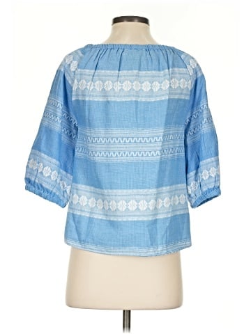 Sail to Sable 3/4 Sleeve Blouse (view 2)