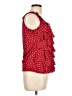 Roz & Ali 100% Polyester Red Sleeveless Blouse Size Lg Petite - photo 4