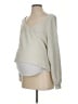Angel Maternity Silver Pullover Sweater Size XS Maternity - photo 1