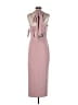 Aqua Solid Pink Cocktail Dress Size 8 - photo 2