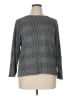 Zara W&B Collection Houndstooth Gray Pullover Sweater Size XL - photo 1