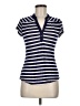 Ella Moss Blue Short Sleeve Top Size M - photo 1