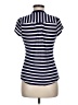 Ella Moss Blue Short Sleeve Top Size M - photo 2