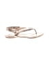 Tory Burch 100% Leather Silver Sandals Size 9 1/2 - photo 1