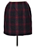 Talbots Plaid Burgundy Casual Skirt Size 8 Petite - photo 2