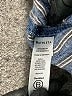 Athleta 100% Linen Stripes Blue Shorts Size 12 - photo 4