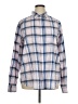 Old Navy Checkered-gingham Blue Long Sleeve Button-Down Shirt Size XL - photo 1