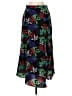 Topshop Print Black Casual Skirt Size 6 - photo 1