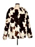 Old Navy 100% Polyester Animal Print Brown Faux Fur Jacket Size L - photo 1
