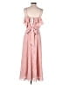 Aqua 100% Polyester Pink Casual Dress Size 6 - photo 2
