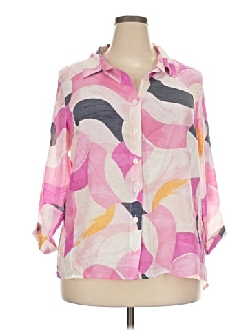 Willi Smith 3/4 Sleeve Blouse (view 1)