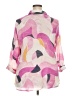 Willi Smith Color Block Pink 3/4 Sleeve Blouse Size 2X - photo 2