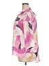 Willi Smith Color Block Pink 3/4 Sleeve Blouse Size 2X - photo 5