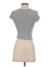Shein Gray Short Sleeve Turtleneck Size 4 - photo 2