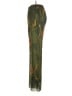 SOLADO Print Green Casual Pants Size S - photo 5
