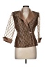 DressBarn 100% Polyester Brown 3/4 Sleeve Blouse Size 6 - photo 1