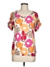 Kohl's Orange Short Sleeve Blouse Size M - photo 1