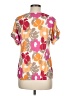 Kohl's Orange Short Sleeve Blouse Size M - photo 2