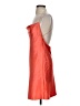 Double Zero 100% Polyester Solid Orange Cocktail Dress Size S (estimated) - photo 5