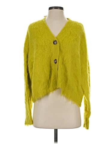 Madewell Brushed V-Neck Cardigan Sweater (view 1)