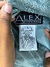 Alex Evenings Silver 3/4 Sleeve Blouse Size L - photo 7