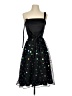 Spenser Jeremy 100% Polyester Stars Black Cocktail Dress Size 4 - photo 1