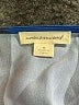 Unsubscribed 100% Silk Stripes Blue Cocktail Dress Size M - photo 6