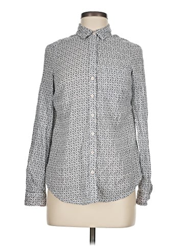 Jasmine & Juliana Long Sleeve Button-Down Shirt (view 1)