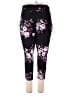 Torrid Floral Black Active Pants Size 2X Plus (2) - photo 2
