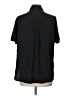 Theory Black Short Sleeve Button-Down Shirt Size L - photo 2