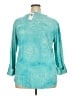 Sami & JO Teal Long Sleeve Blouse Size 2X - photo 2