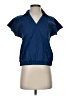 NY&C Blue Short Sleeve Blouse Size XS - photo 1