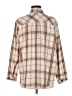 Democracy Plaid Brown Long Sleeve Button-Down Shirt Size M - photo 2