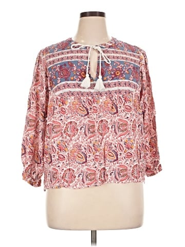 Lucky Brand 3/4 Sleeve Blouse (view 1)