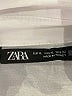 Zara 100% Cotton White 3/4 Sleeve Button-Down Shirt Size XL - photo 7