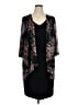 Connected Apparel Black Cocktail Dress Size 14 - photo 1