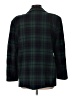 Savannah Plaid Green Wool Blazer Size 12 - photo 2