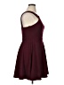 B. Darlin Solid Burgundy Cocktail Dress Size 15 - 16 - photo 4