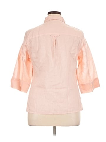 Carole Little 3/4 Sleeve Button-Down Shirt (view 2)
