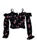 Divided by H&M 100% Polyester Black Long Sleeve Blouse Size 0 - photo 1