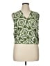 Halogen 100% Rayon Green Sleeveless Blouse Size XL - photo 1