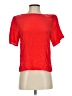 Erika 100% Silk Red Short Sleeve Silk Top Size S - photo 1
