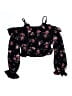 Divided by H&M 100% Polyester Black Long Sleeve Blouse Size 0 - photo 2