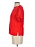 Erika 100% Silk Red Short Sleeve Silk Top Size S - photo 5